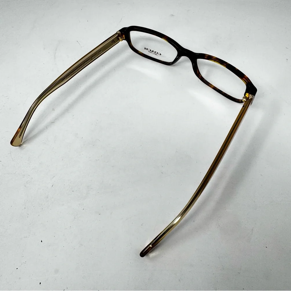 Coach frames HC6083 glasses Dark Tortoise/Crystal Lt Brown new.